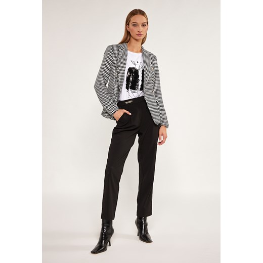 Wzorzysty żakiet damski 36 wyprzedaż MONNARI