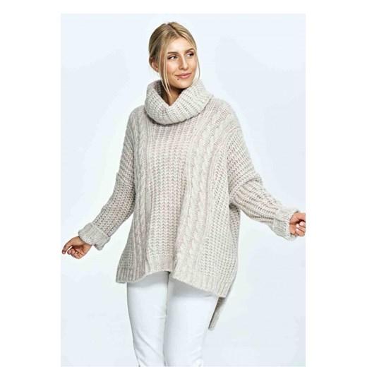 Golf Damski Model M892 Beige (uniwersalny) Figl uniwersalny DobraKiecka