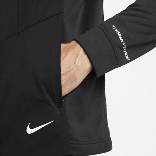 Męska kurtka do golfa z zamkiem na całej długości Nike Therma-FIT Repel - Czerń Nike M Nike poland