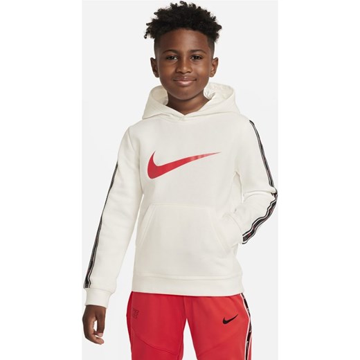 Dzianinowa bluza z kapturem dla dużych dzieci (chłopców) Nike Sportswear Repeat Nike S Nike poland