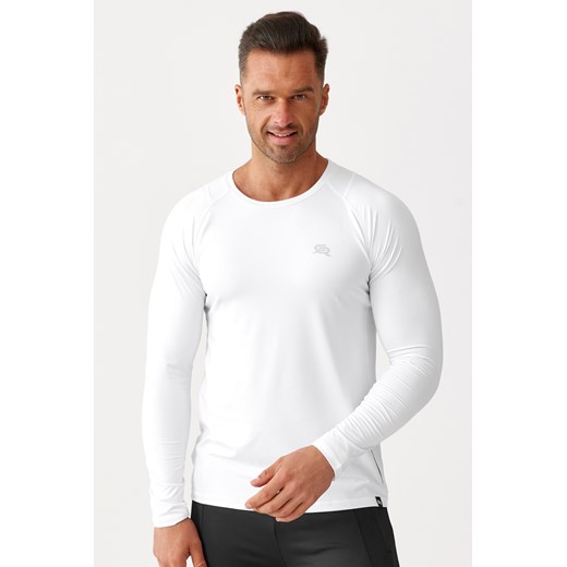 Męska koszulka szybkoschnąca VITAL ZIP LS : Kolor - Biały, Rozmiar - M Rough Radical M ROUGH RADICAL okazyjna cena