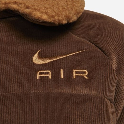 Damska kurtka zimowa ze sztruksu Nike Air Therma-FIT - Brązowy Nike XS Nike poland