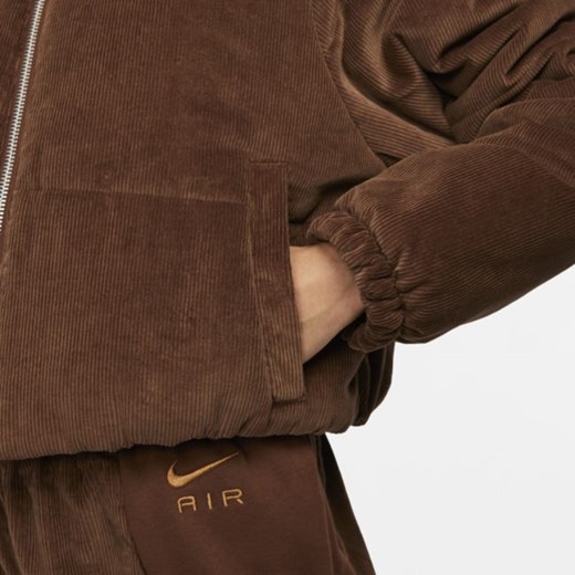 Damska kurtka zimowa ze sztruksu Nike Air Therma-FIT - Brązowy Nike 2XL Nike poland