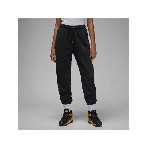 Damskie spodnie z dzianiny Air Jordan Wordmark - Czerń Jordan XS Nike poland