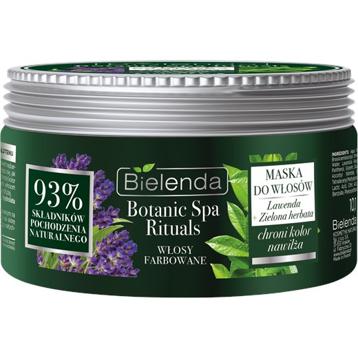 BOTANIC SPA RITUALS Lawenda + Zielona Herbata maska do włosów farbowanych 300 ml Bielenda Botanic Spa Rituals Bielenda