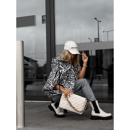 Kurtka Zebra Star Biała Lisa Mayo M Lisa Mayo