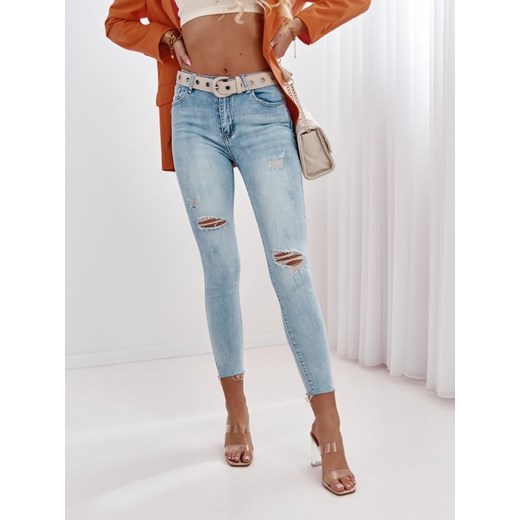 Spodnie Guesa Jeans Niebieskie Lisa Mayo S okazja Lisa Mayo
