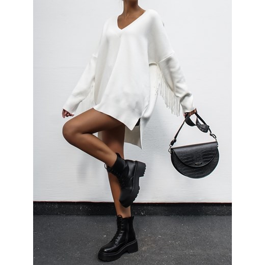 Sweter Armando Boho Kremowy Lisa Mayo UNI Lisa Mayo