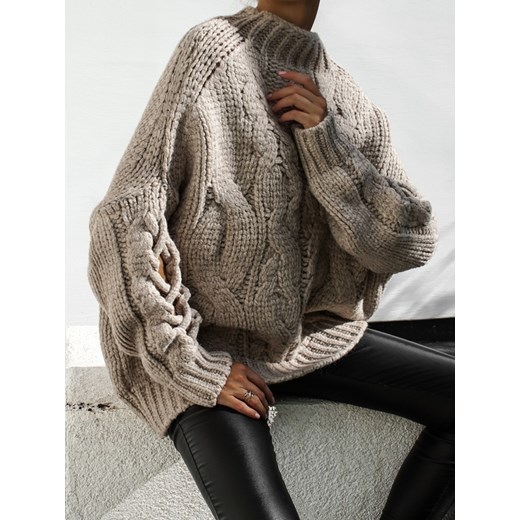 Sweter Sheridan Beżowy Lisa Mayo UNI Lisa Mayo