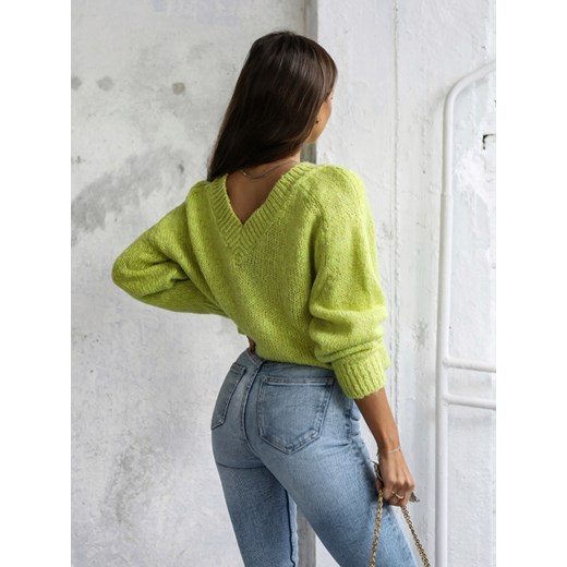 Sweter Penny Limonkowy Lisa Mayo UNI Lisa Mayo
