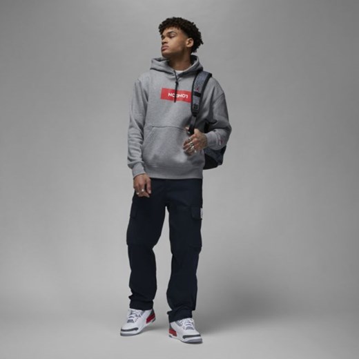 Męska bluza z kapturem Jordan „London” Stencil - Szary Jordan S Nike poland