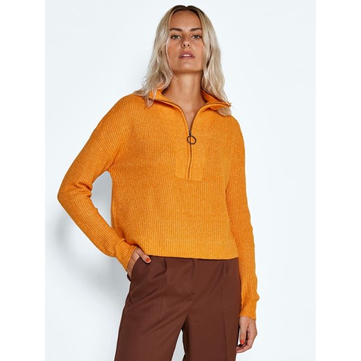 Sweter "Newalice" w kolorze pomarańczowym Noisy May M wyprzedaż Limango Polska