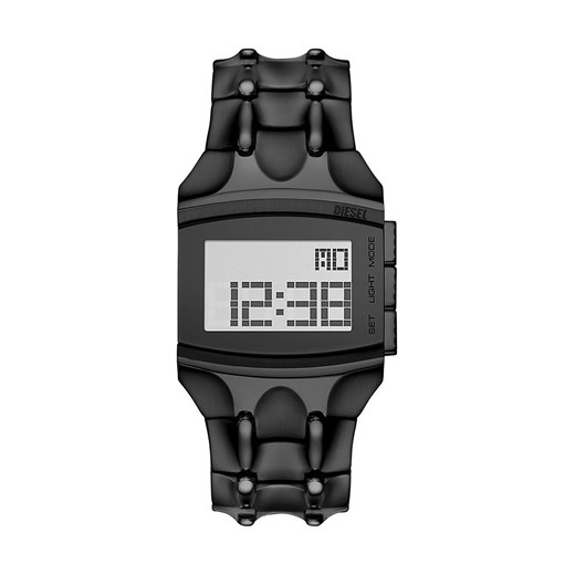 Diesel zegarek męski kolor czarny ze sklepu ANSWEAR.com w kategorii Zegarki - zdjęcie 146407351