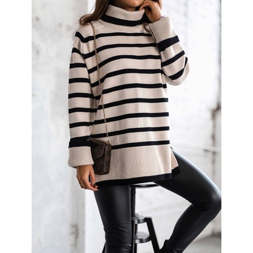 Sweter Miria Beżowy Lisa Mayo UNI Lisa Mayo