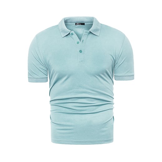 koszulka polo Eutex - błękit ze sklepu Risardi w kategorii T-shirty męskie - zdjęcie 146441351