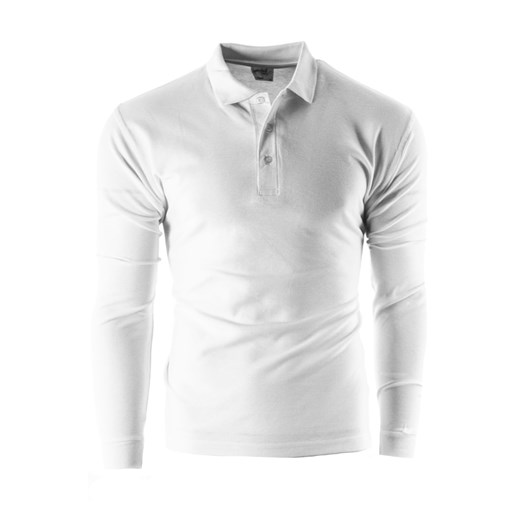 Bluza męska LOK03 - biała ze sklepu Risardi w kategorii Bluzy męskie - zdjęcie 146441361