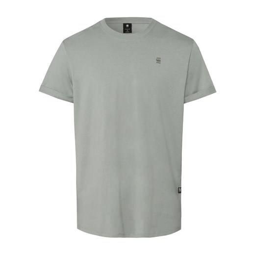 G-Star RAW T-shirt męski Mężczyźni Bawełna seledynowy jednolity ze sklepu vangraaf w kategorii T-shirty męskie - zdjęcie 146514854