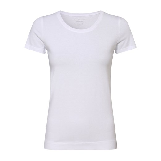 Marie Lund T-shirt damski Kobiety Dżersej biały jednolity ze sklepu vangraaf w kategorii Bluzki damskie - zdjęcie 146515513