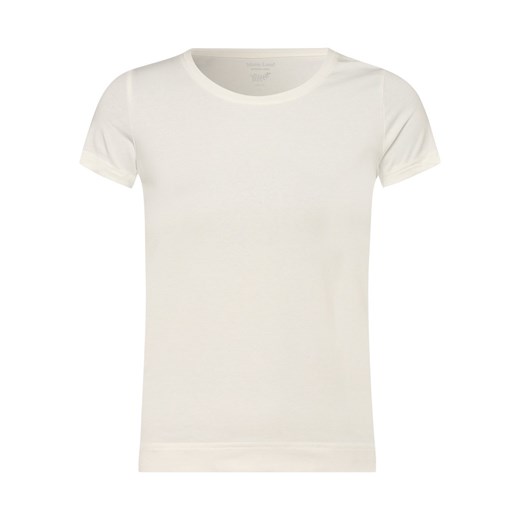 Marie Lund T-shirt damski Kobiety Dżersej écru jednolity ze sklepu vangraaf w kategorii Bluzki damskie - zdjęcie 146515514
