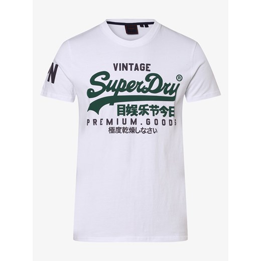Superdry - T-shirt męski, biały Superdry S vangraaf