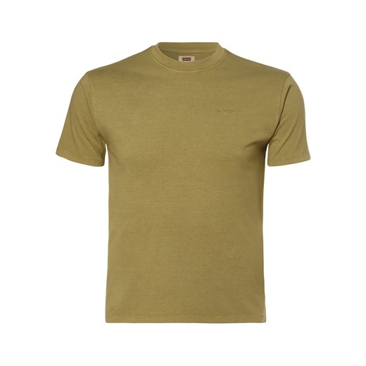 Levi's T-shirt męski Mężczyźni Dżersej oliwkowy jednolity XL promocyjna cena vangraaf