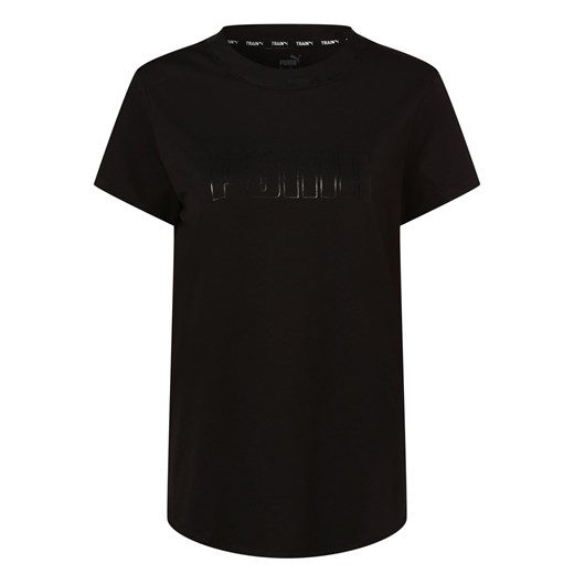 Puma T-shirt damski Kobiety Sztuczne włókno czarny nadruk ze sklepu vangraaf w kategorii Bluzki damskie - zdjęcie 146520021