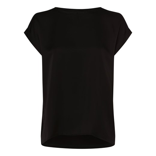 Vila Koszulka damska Kobiety Sztuczne włókno czarny jednolity ze sklepu vangraaf w kategorii Bluzki damskie - zdjęcie 146520120