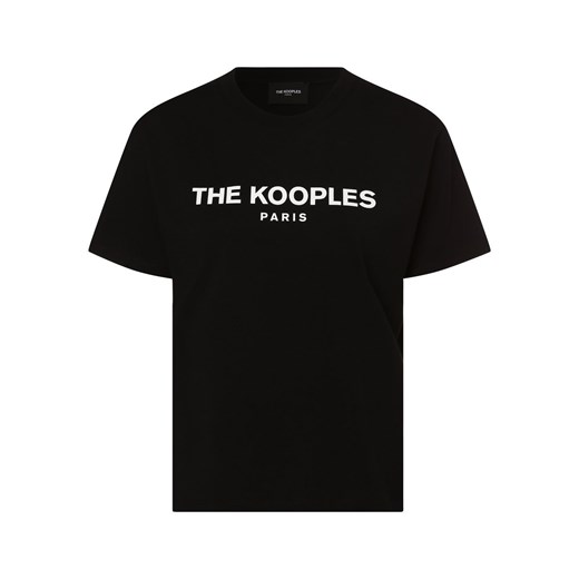 The Kooples T-shirt damski Kobiety Bawełna czarny nadruk ze sklepu vangraaf w kategorii Bluzki damskie - zdjęcie 146521840