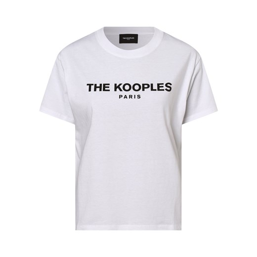 The Kooples T-shirt damski Kobiety Bawełna biały nadruk ze sklepu vangraaf w kategorii Bluzki damskie - zdjęcie 146521841