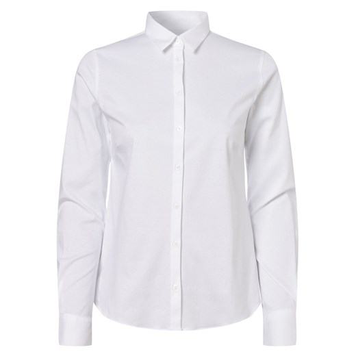 MOS MOSH Bluzka damska Kobiety Bawełna biały jednolity ze sklepu vangraaf w kategorii Koszule damskie - zdjęcie 146522723