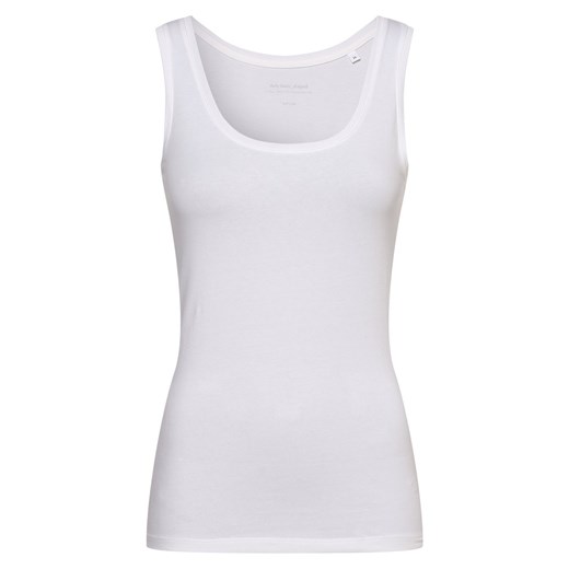 Opus Top damski Kobiety Bawełna biały jednolity ze sklepu vangraaf w kategorii Bluzki damskie - zdjęcie 146522854
