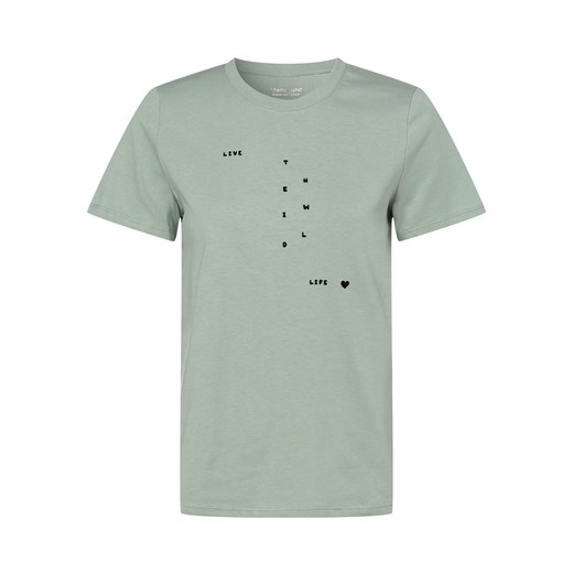 Marie Lund T-shirt damski Kobiety Bawełna miętowy nadruk ze sklepu vangraaf w kategorii Bluzki damskie - zdjęcie 146523090