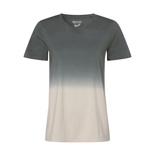 Marie Lund T-shirt damski Kobiety Bawełna jodłowy jednolity ze sklepu vangraaf w kategorii Bluzki damskie - zdjęcie 146523092