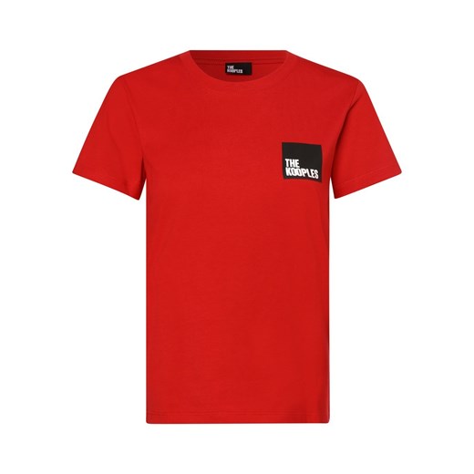 The Kooples T-shirt damski Kobiety Bawełna czerwony jednolity ze sklepu vangraaf w kategorii Bluzki damskie - zdjęcie 146523561