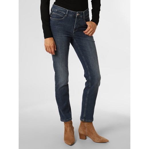 MAC Jeansy Kobiety Bawełna medium stone jednolity ze sklepu vangraaf w kategorii Jeansy damskie - zdjęcie 146523764