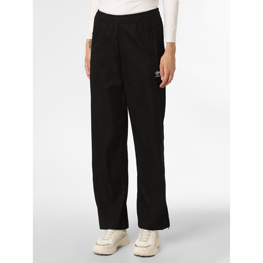 adidas Originals Damskie spodnie dresowe Kobiety Sztuczne włókno czarny jednolity ze sklepu vangraaf w kategorii Spodnie damskie - zdjęcie 146524451