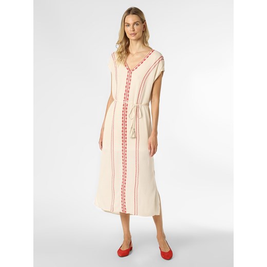 Vila Sukienka damska Kobiety wiskoza piaskowy wzorzysty ze sklepu vangraaf w kategorii Sukienki - zdjęcie 146525182