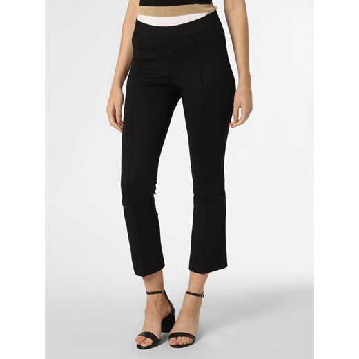 Cambio Spodnie Kobiety Sztuczne włókno czarny jednolity ze sklepu vangraaf w kategorii Spodnie damskie - zdjęcie 146527553