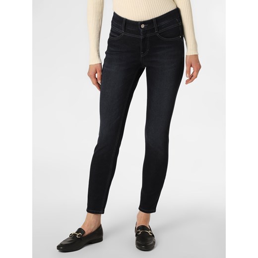 Cambio Jeansy Kobiety dark stone jednolity ze sklepu vangraaf w kategorii Jeansy damskie - zdjęcie 146527601