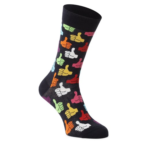 Happy Socks skarpety z drobnej dzianiny Kobiety,Mężczyźni Bawełna granatowy wzorzysty ze sklepu vangraaf w kategorii Skarpetki damskie - zdjęcie 146529244