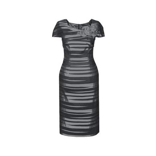 Suknia Serena grafitowo-czarna semper szary romantyczny