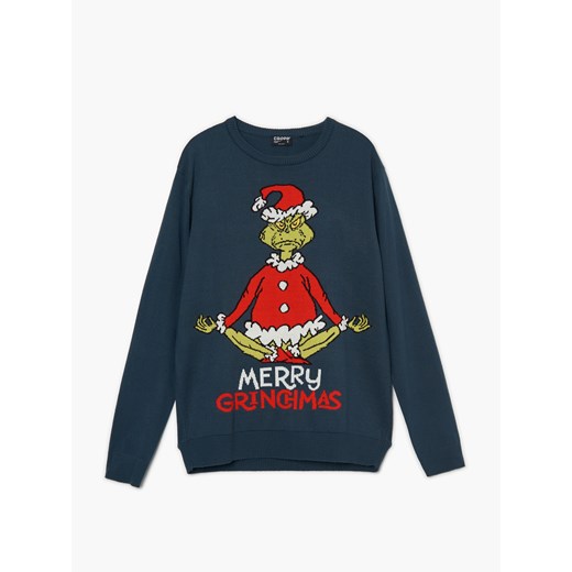 Cropp - Sweter świąteczny Grinch - Zielony Cropp L Cropp