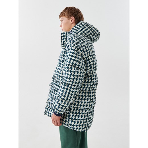 Cropp - Płaszcz w pepitkę - Beżowy Cropp L Cropp