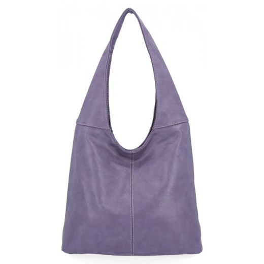Duża Torebka Damska Shopper Bag firmy Hernan Fioletowa (kolory) Hernan PaniTorbalska
