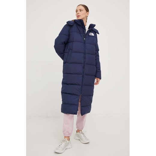 The North Face kurtka puchowa WOMENS TRIPLE C PARKA damska kolor granatowy The North Face XS ANSWEAR.com