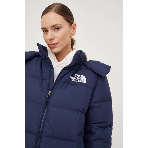 The North Face kurtka puchowa WOMENS TRIPLE C PARKA damska kolor granatowy The North Face M ANSWEAR.com