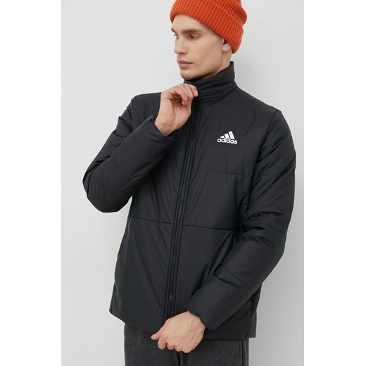 adidas kurtka BSC męska kolor czarny zimowa HG8758 ze sklepu ANSWEAR.com w kategorii Kurtki męskie - zdjęcie 146577024