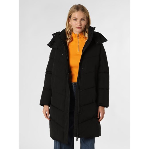 Calvin Klein Damski płaszcz pikowany Kobiety Sztuczne włókno czarny jednolity Calvin Klein L promocja vangraaf