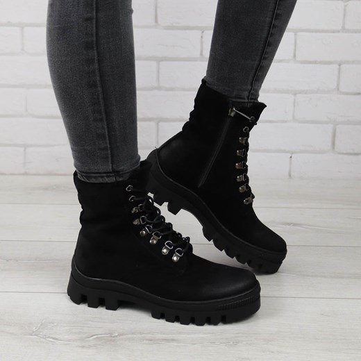 Workery damskie Potocki zamszowe 