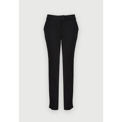 Czarne spodnie w kant z wiskozą ze sklepu Molton w kategorii Spodnie damskie - zdjęcie 146591662
